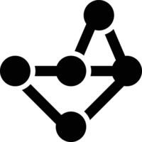 Critical Path, Method, CPM Glyph Solid Icon vector