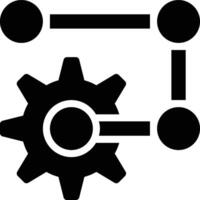 Project Plan, Procedures, Planning Glyph Solid Icon vector