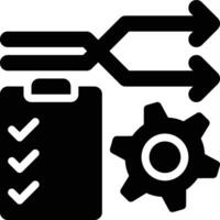 Change Management, Changing, Transformation Glyph Solid Icon vector