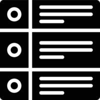 Backlog, Product Backlog, To Do Glyph Solid Icon vector