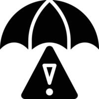 Risk Mitigation, Risk, Problem Glyph Solid Icon vector