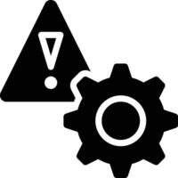 Risk Control, Risk Management, Risk Mitigation Glyph Solid Icon vector