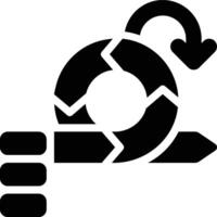 Sprint Backlog, Product Backlog, Sprint Glyph Solid Icon vector