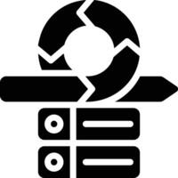 Backlog, Product Backlog, Requirement Glyph Solid Icon vector