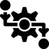 Workflow, Work Flow, Activity Glyph Solid Icon vector
