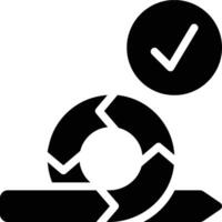 Definition of Done, Agile, Scrum Glyph Solid Icon vector