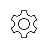 App And Web Use Setting Icon Outline Sign Design vector