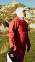 Astronaut Looks Around In New Desolate Planet video