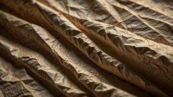 A close up of a piece of paper with some wrinkles photo