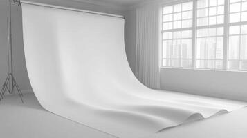 Studio Photography Backdrop White Seamless Paper Roll photo