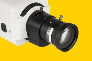 High-quality network camera with zoom lens for clear remote monitoring photo
