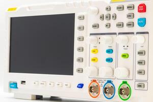Modern digital storage oscilloscope with user-friendly controls for precise measurements photo