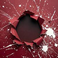 Torn paper background with splash effect for business presentation photo