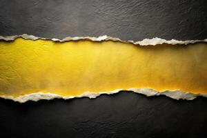 A golden Torn Paper Background for Business Use photo