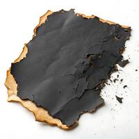 Burnt paper background texture for creative design and business use photo