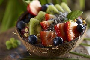 A bowl of fruit photo