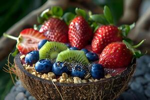 A bowl of fruit photo