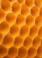 Close up of a honeycomb pattern. Macro. Whole background. Honeycomb Texture photo
