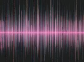 a pink and blue sound wave pattern. Pink Audio Waveform photo