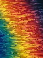 Rainbow abstract background with water ripples. Rainbow Water Abstract photo