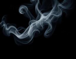 smoke on a black background. Abstract Smoke Design photo