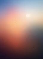 abstract background of sunset with clouds and sunbeams in the sky. Peaceful Sunset Sky photo