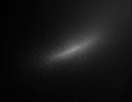 Stars and dust on a black background. 3d rendering, 3d illustration. Glimmering Dust Trail photo