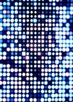 abstract background with bokeh defocused lights and shadow. Blue and Purple LED Light Matrix photo