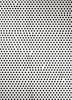 Abstract black and white polka dot pattern on a white background. Perforated Metal Texture photo