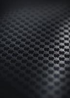 carbon fiber composite background, close up of carbon fiber composite raw material. Dark Geometric Fabric Texture photo
