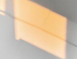 Cracks in the wall of the building. Abstract background for design. Sunlight Through Cracks photo