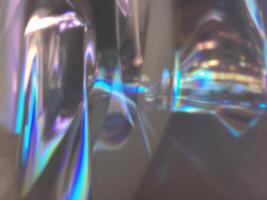 Refraction of light in the form of a wave. Abstract background. Holographic Abstract Background photo