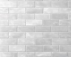 Light Grey Rectangular Tile Wall photo