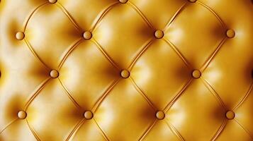 Gold Tufted Upholstery Detail photo
