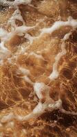Shallow Water with Foam Light Refraction photo