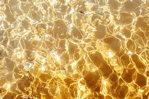 Sunlight Reflections on Rippled Water Surface photo