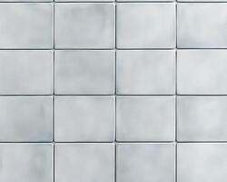Grid of Light Gray Rectangular Tiles photo