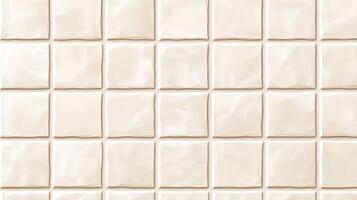 Grid of Square Off-White Tiles photo