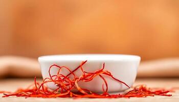 Saffron saffron is a spice that is used in cooking and is also used in photo