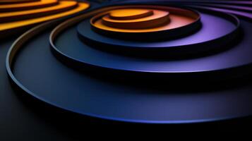 3d abstract spiral background photo