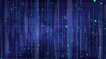 Abstract background with blue lines and green dots, creating a dynamic and modern design, perfect for technology or futuristic themes. video