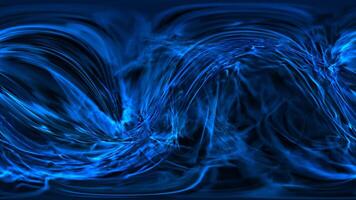 A vibrant abstract image of bright blue energy exploding in darkness, resembling a cosmic or digital force background video