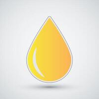 honey drop icon isolated drop icon isolated vector