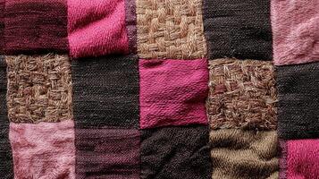 A patchwork quilt photo