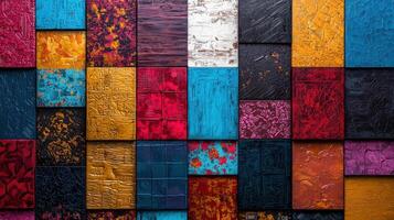 Colorful abstract wall texture photo