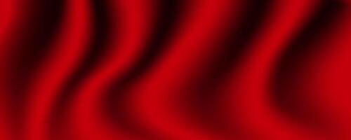 A red silk fabric background with a wavy pattern vector