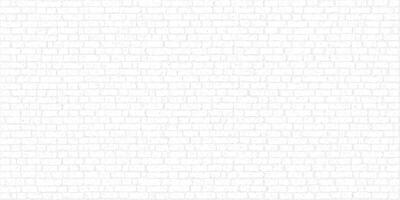 Very white brick block wall rough texture background graphic illustration. Masonry wall pattern rectangle background. vector