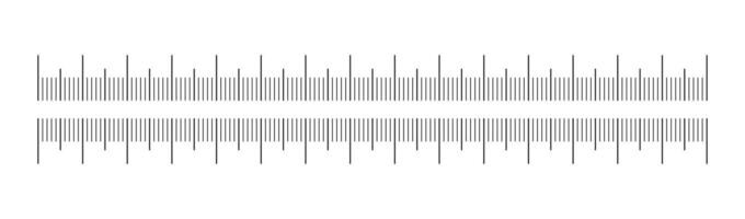 Chart 15 centimeters. Metric ruler. Scale for ruler in centimeters. Measuring tool. Centimeter scale. Metrics indicator fifteen cm. Measuring scale icon template. Length, height, distance, sewing tool vector