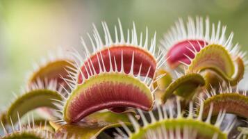 Close-up of a Venus Flytrap Plant photo