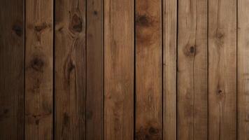 Wooden wall background with brown color photo